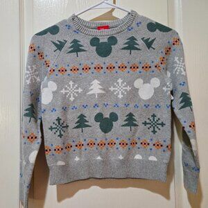 Disney Mickey Mouse Holiday Sweater Unisex Kids Size 8